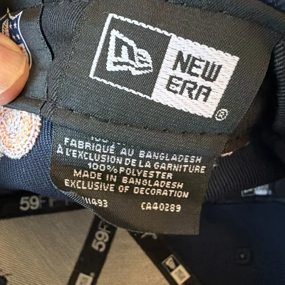 Dallas Cowboys Chain Stitch Heart New Era 59FIFTY Mens Size 7 Fitted Hat Cap